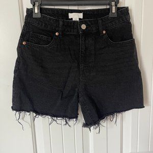 H&M High Waist Jean Shorts Size 8